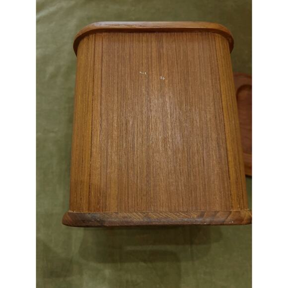 Kalmar Design Vintage Teak Ice Bucket with liner Tiki Bar Outdoor Retro 70's - Picture 3 of 7